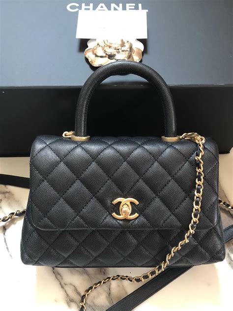 chanel coco handel mini size|Chanel coco handbag price uk.